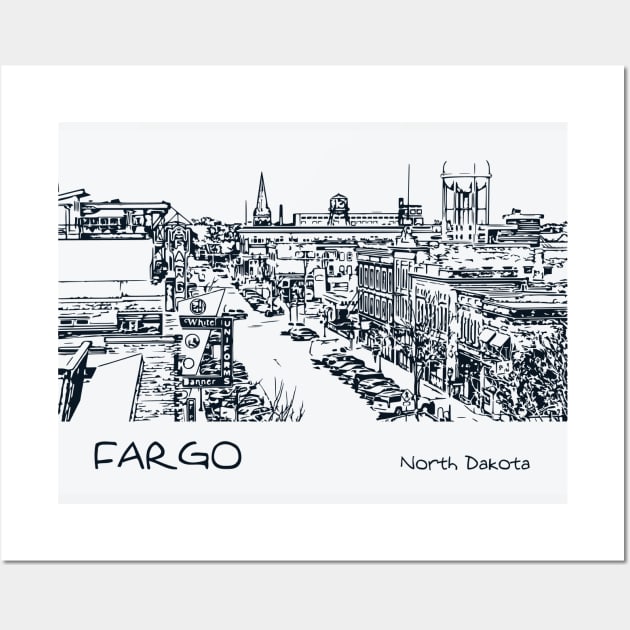 Fargo North Dakota Wall Art by Lakeric